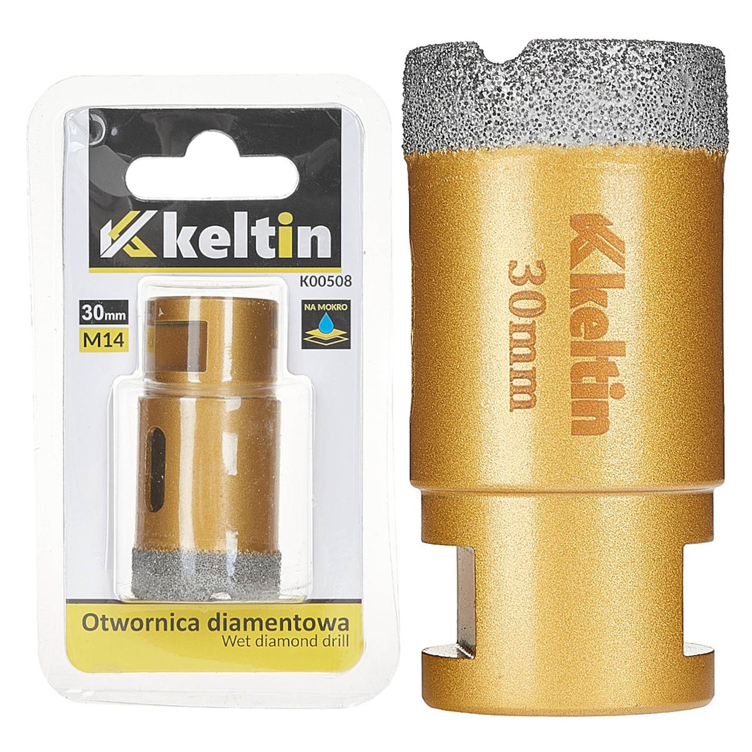Ποτηροτρύπανο Διαμαντέ 30mm M14 KELTIN