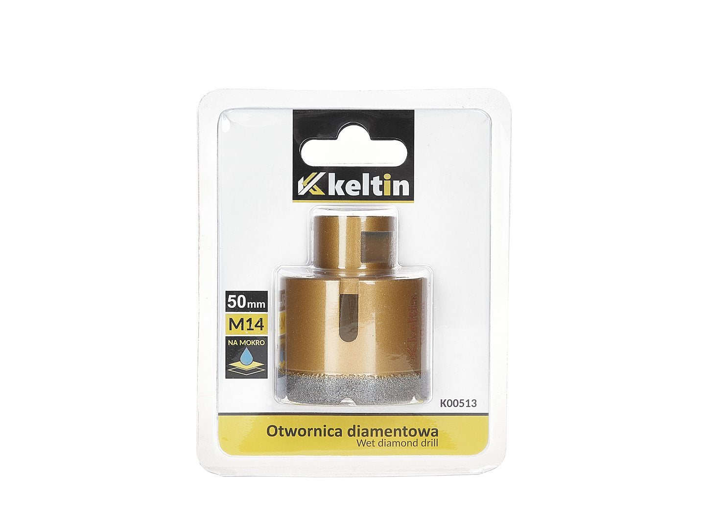Ποτηροτρύπανο Διαμαντέ 50mm M14 KELTIN