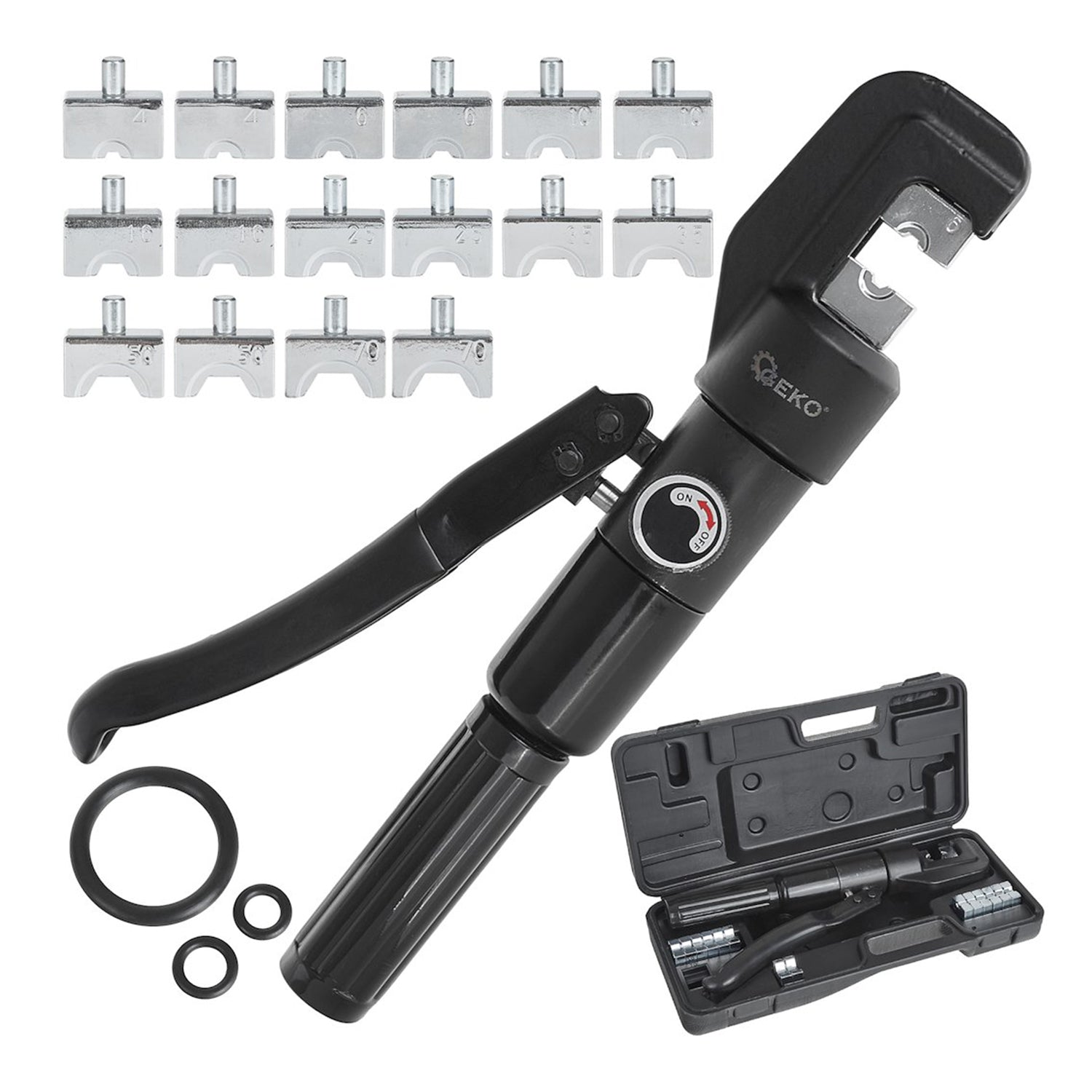 Πρέσα Ακροδεκτών Υδραυλική 4-70mm 6Τ GEKO