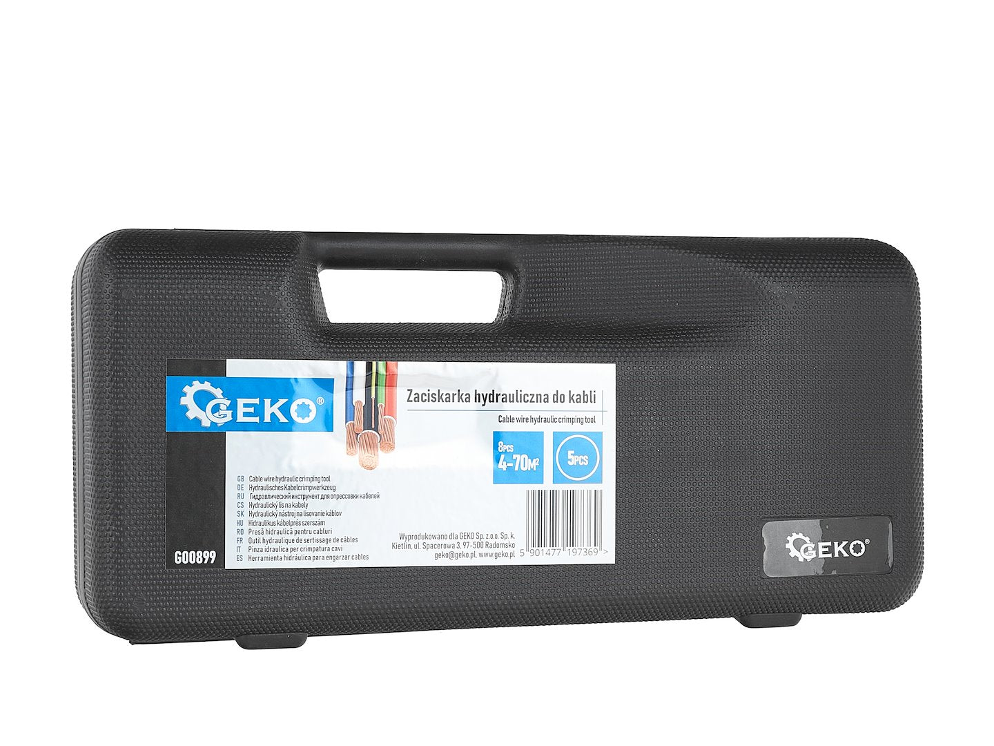 Πρέσα Ακροδεκτών Υδραυλική 4-70mm 6Τ GEKO