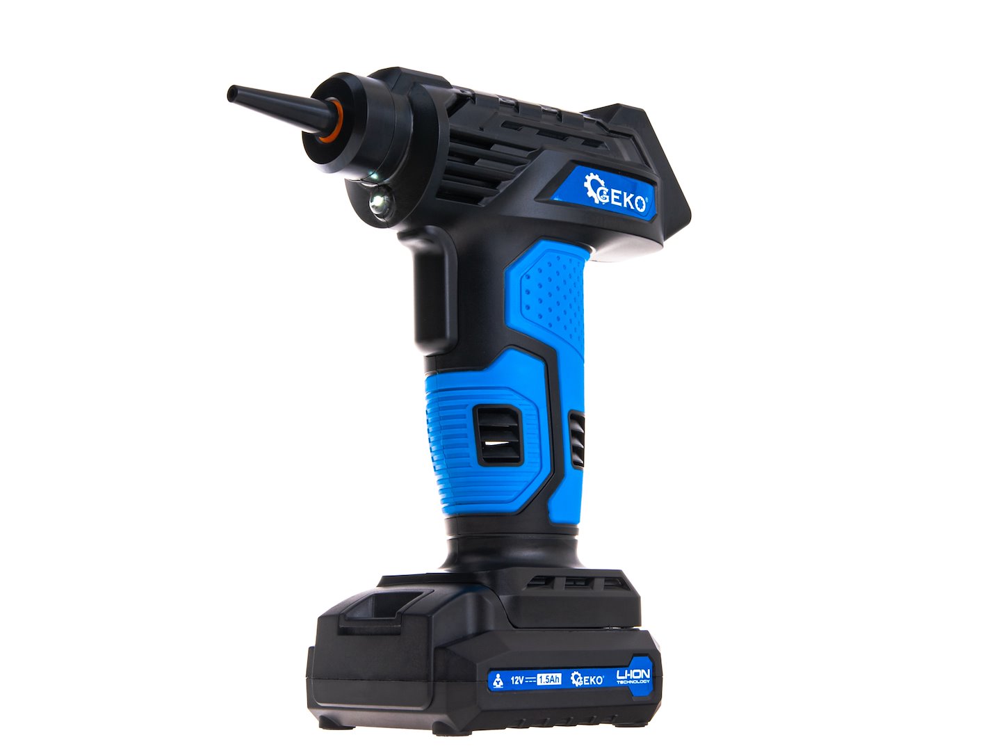 Aεροσυμπιεστής Φορητός Με Μπαταρίας 12V Με Οθόνη LCD GEKO