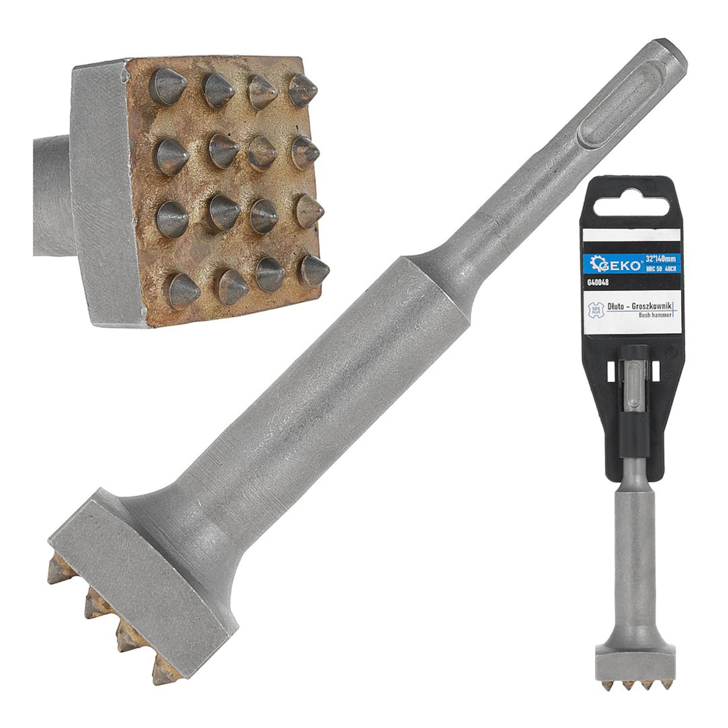 Σφυρί-Καλέμι Για Μπετόν SDS PLUS 32x140mm