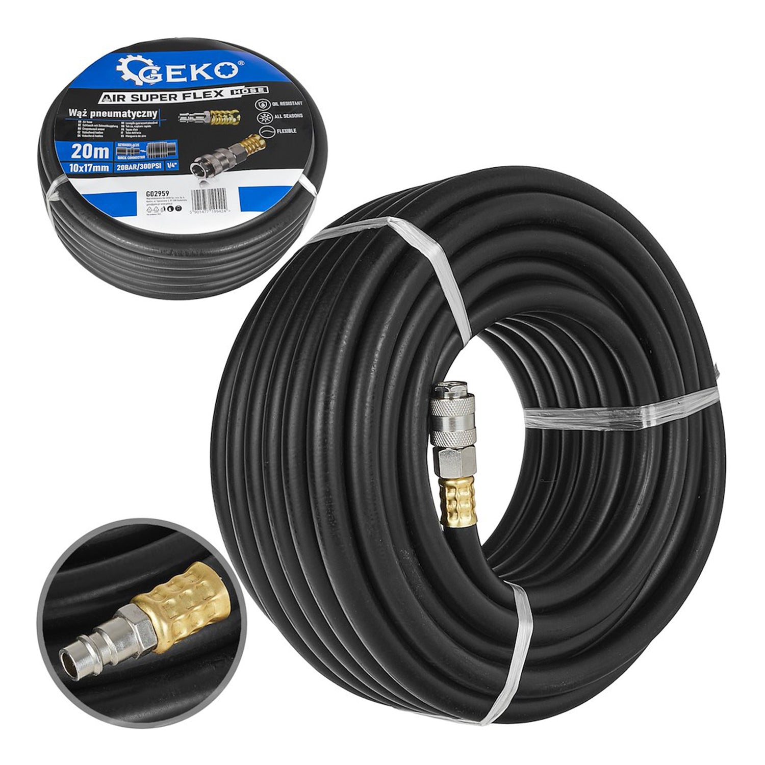 Λάστιχο Πεπιεσμένου Αέρα 10x17mm 20m