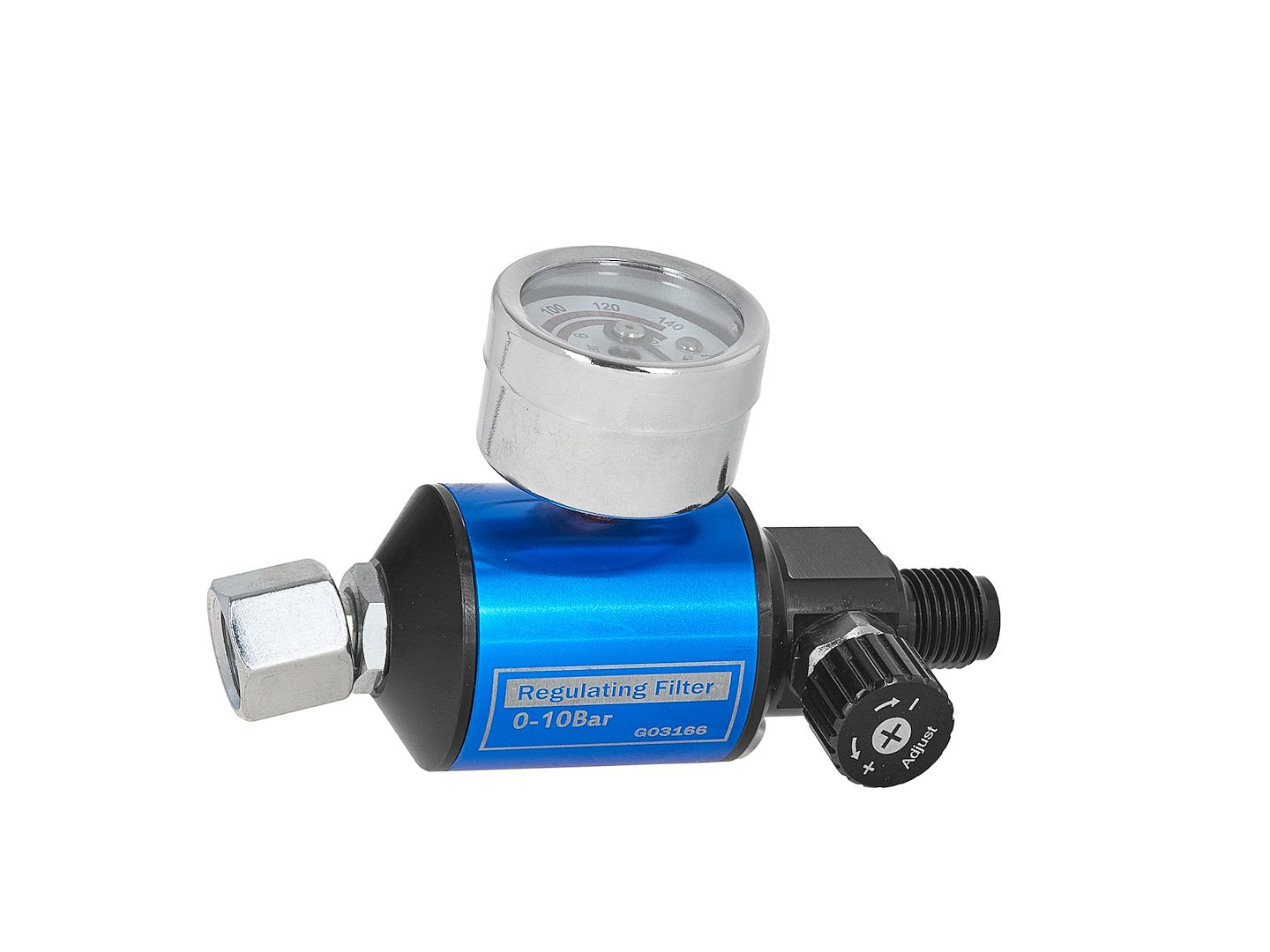 Ρυθμιστής Πίεσης Αέρα Πιστολιών Βαφης Με Μανόμετρο 1/4"