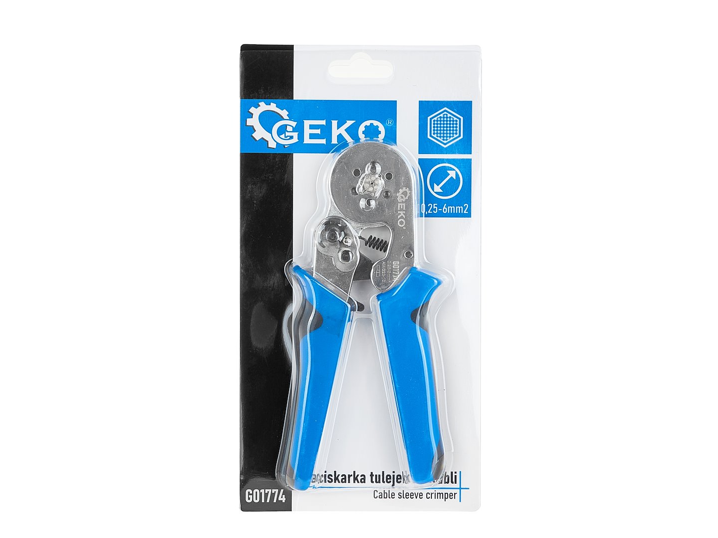 Πρέσα Ακροδεκτών 0.25-6MM² GEKO