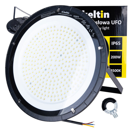 Βιομηχανική Λάμπα Led Highbay 200w 24000Lm 4500K IP65 KELTIN