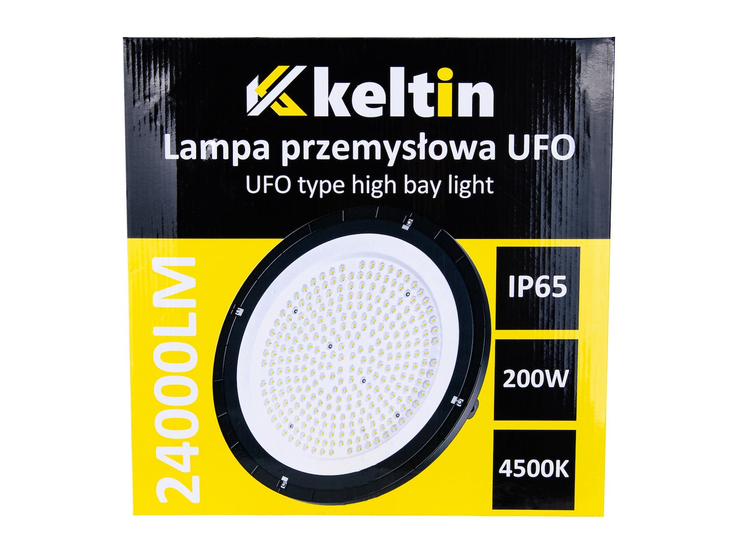 Βιομηχανική Λάμπα Led Highbay 200w 24000Lm 4500K IP65 KELTIN