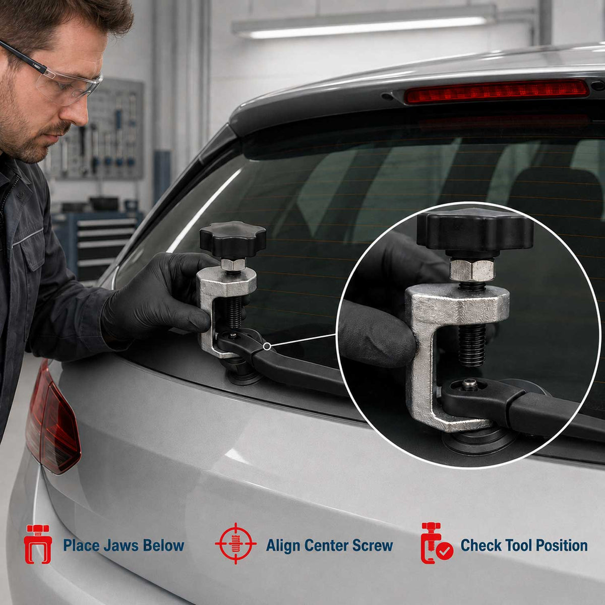 Εξολκέας Βραχίονα Υαλοκαθαριστήρων 16mm GEBO TOOLS