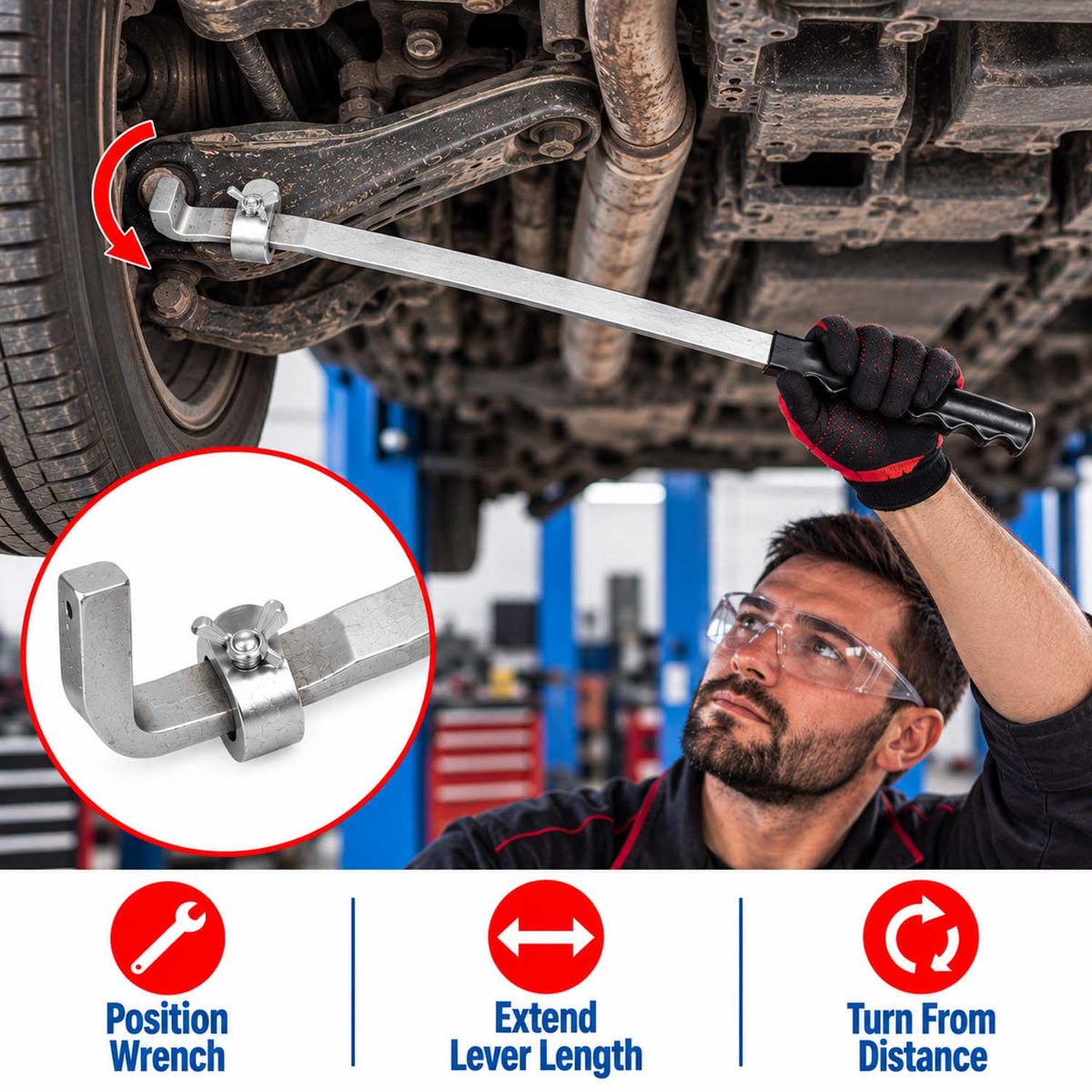 Προέκταση Πολύγωνο Βαρέως Τύπου 385mm GEBO TOOLS