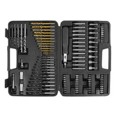 Σετ Μύτες Και Τρυπάνια Για Ξύλο Μέταλλο Και Δομικά Υλικά 110Τμχ VERKE