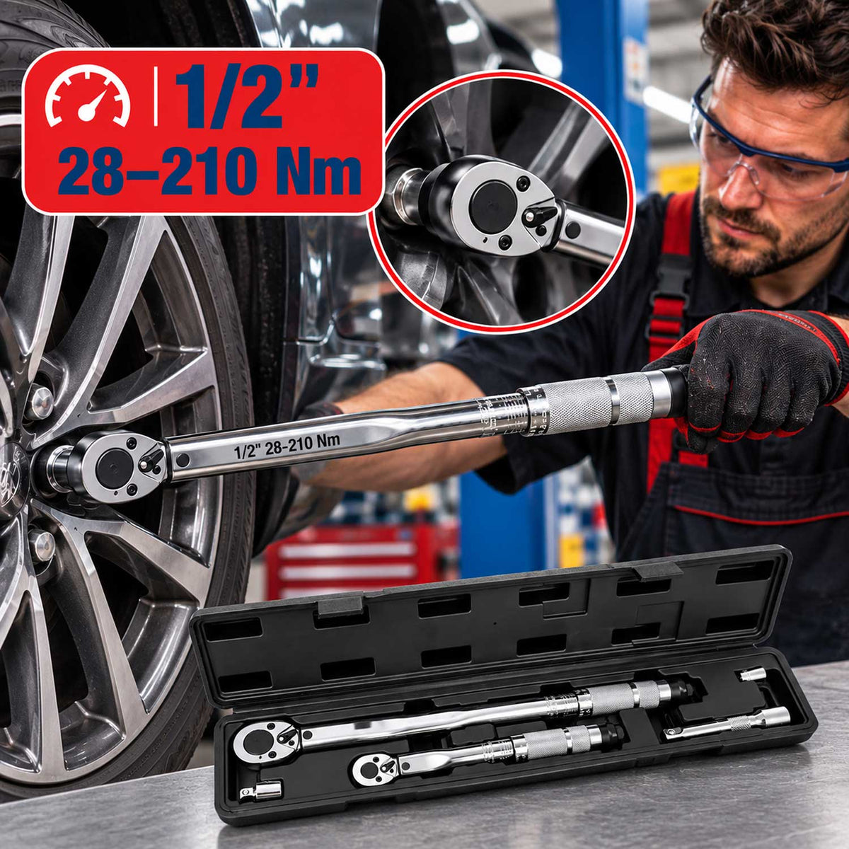 Σετ Δυναμόκλειδα 2-210Nm GEBO TOOLS