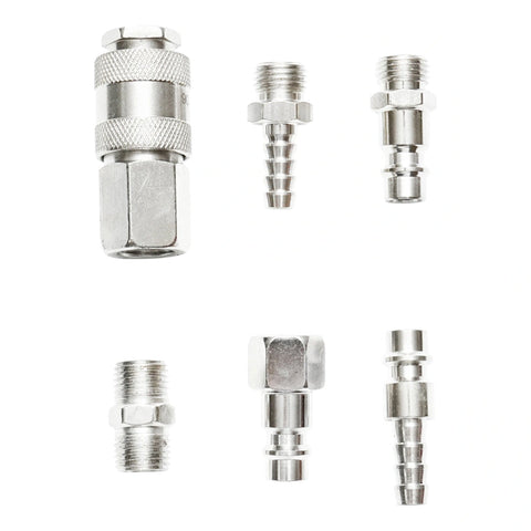 Σετ Ταχυσύνδεσμοι Αέρος Και Κουμπώματα 6Τμχ