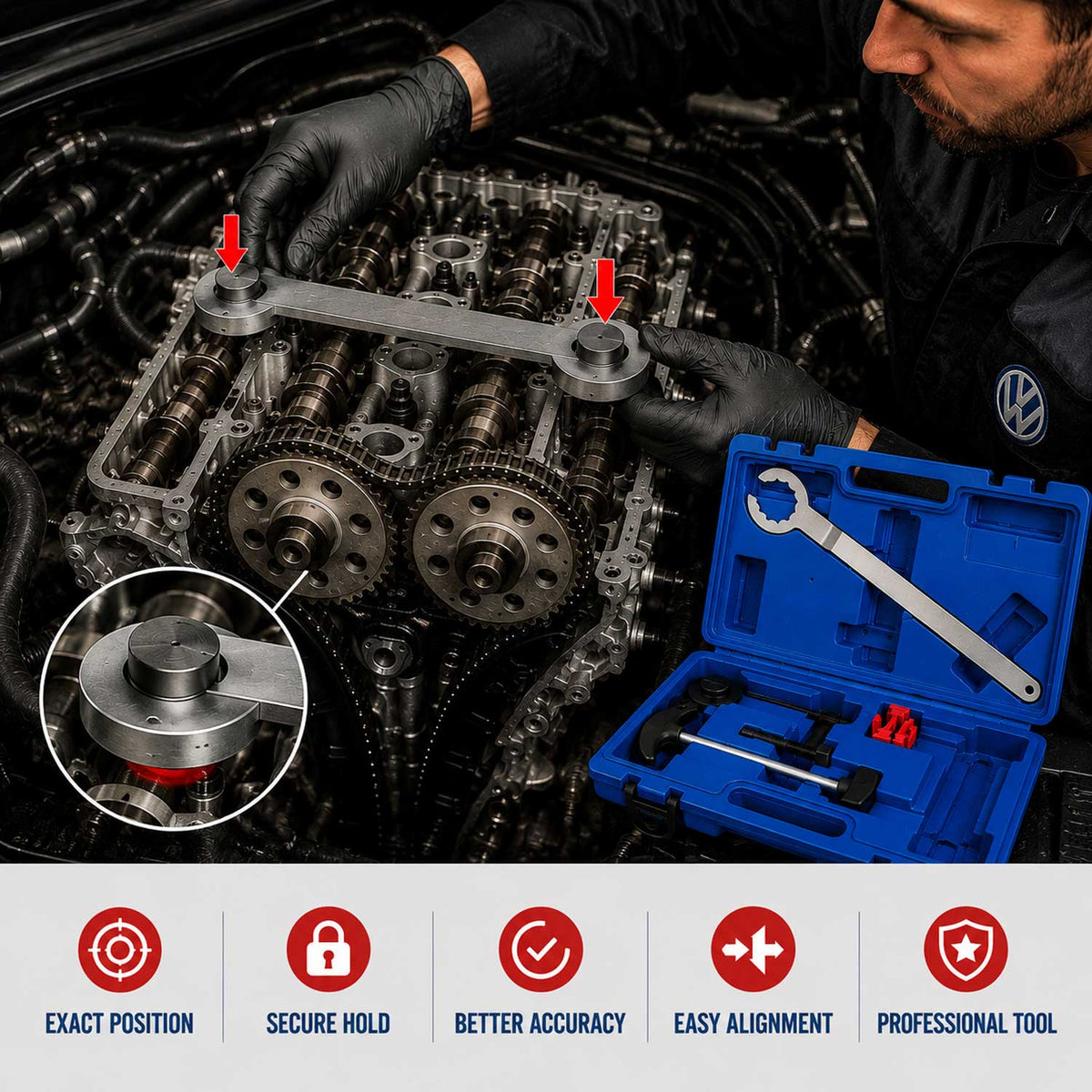 Κιτ Χρονισμού VAG 1.0 1.2 1.4 TSI TFSI TGI GEBO TOOLS