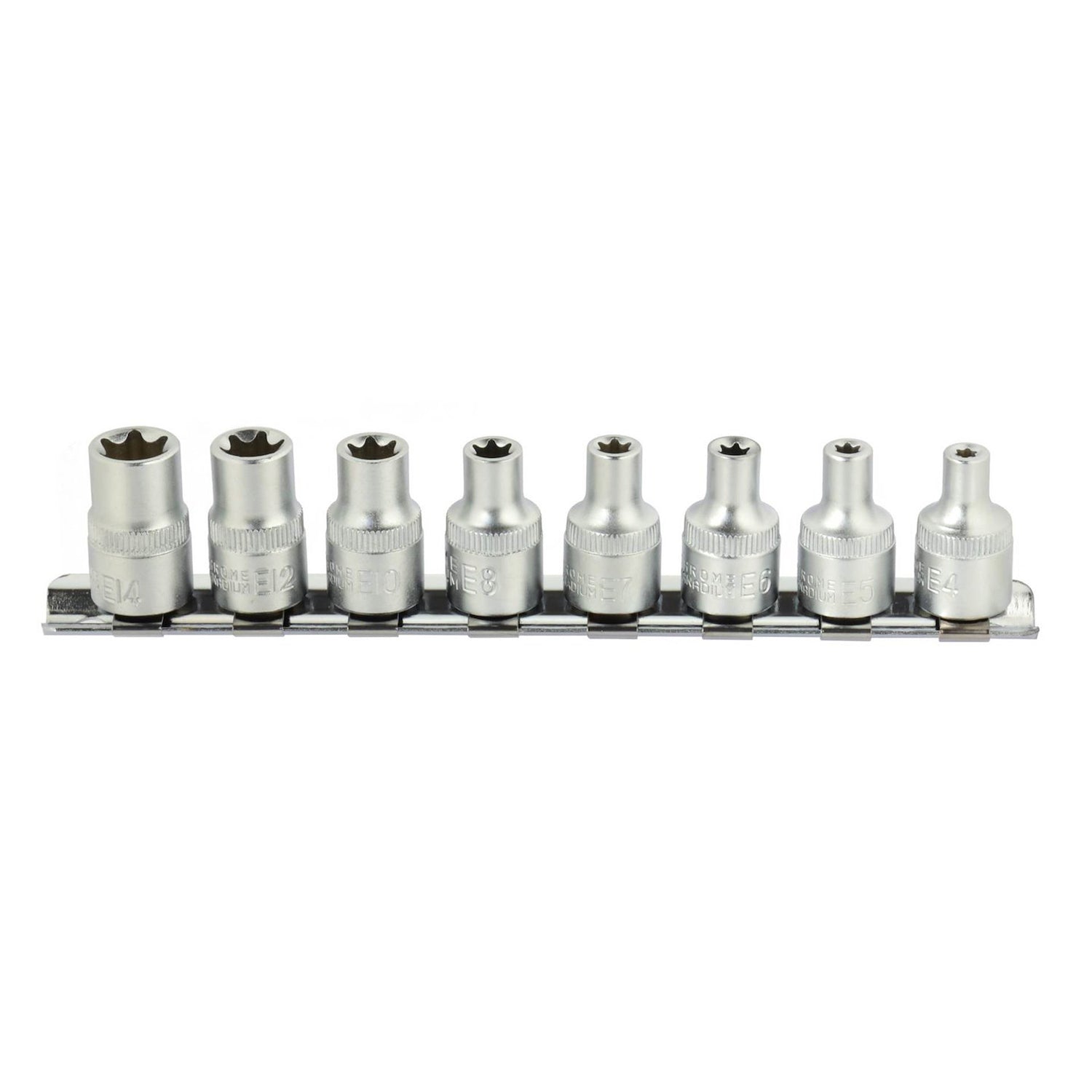 Σετ Καρυδάκια Torx E4-E14 3/8" 8Τμχ GEKO