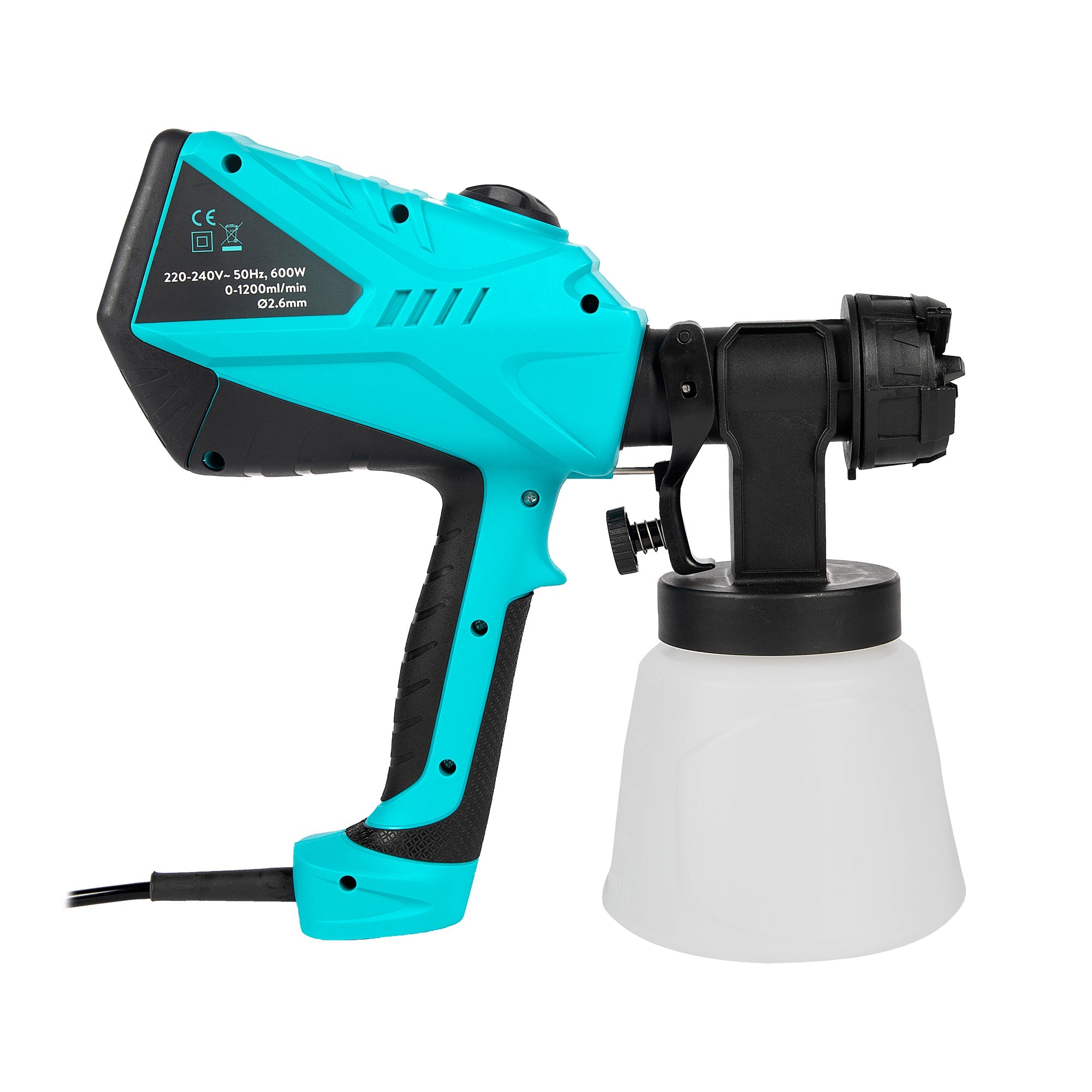 Ηλεκτρικό Πιστόλι Βαφής 600W 1200Ml Detoolz