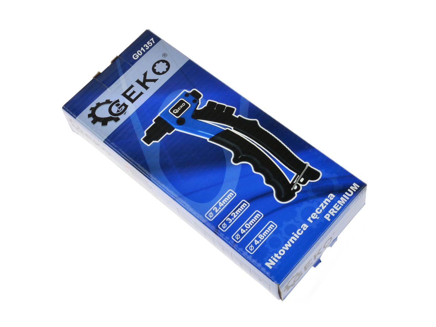 Επαγγελματική Πένσα Πριτσινώματος Premium 2.4-4.8mm GEKO