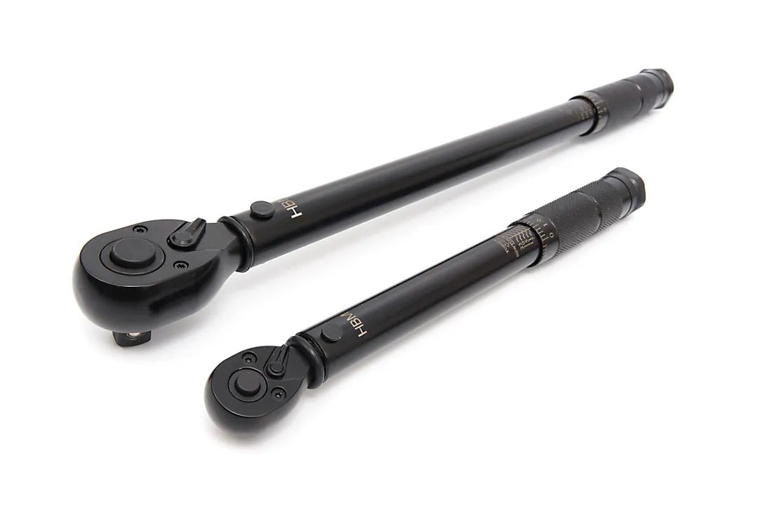 Σετ Δυναμόκλειδα 1/4” (5–25 NM) ȘI 1/2” (2–210 NM) Με Προέκταση 125mm Και Αντάπτορα 5Τμχ HBM Ολλανδία