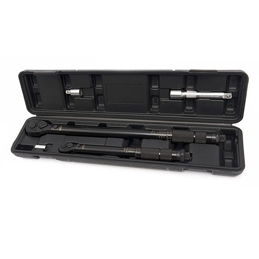Σετ Δυναμόκλειδα 1/4” (5–25 NM) ȘI 1/2” (2–210 NM) Με Προέκταση 125mm Και Αντάπτορα 5Τμχ HBM Ολλανδία