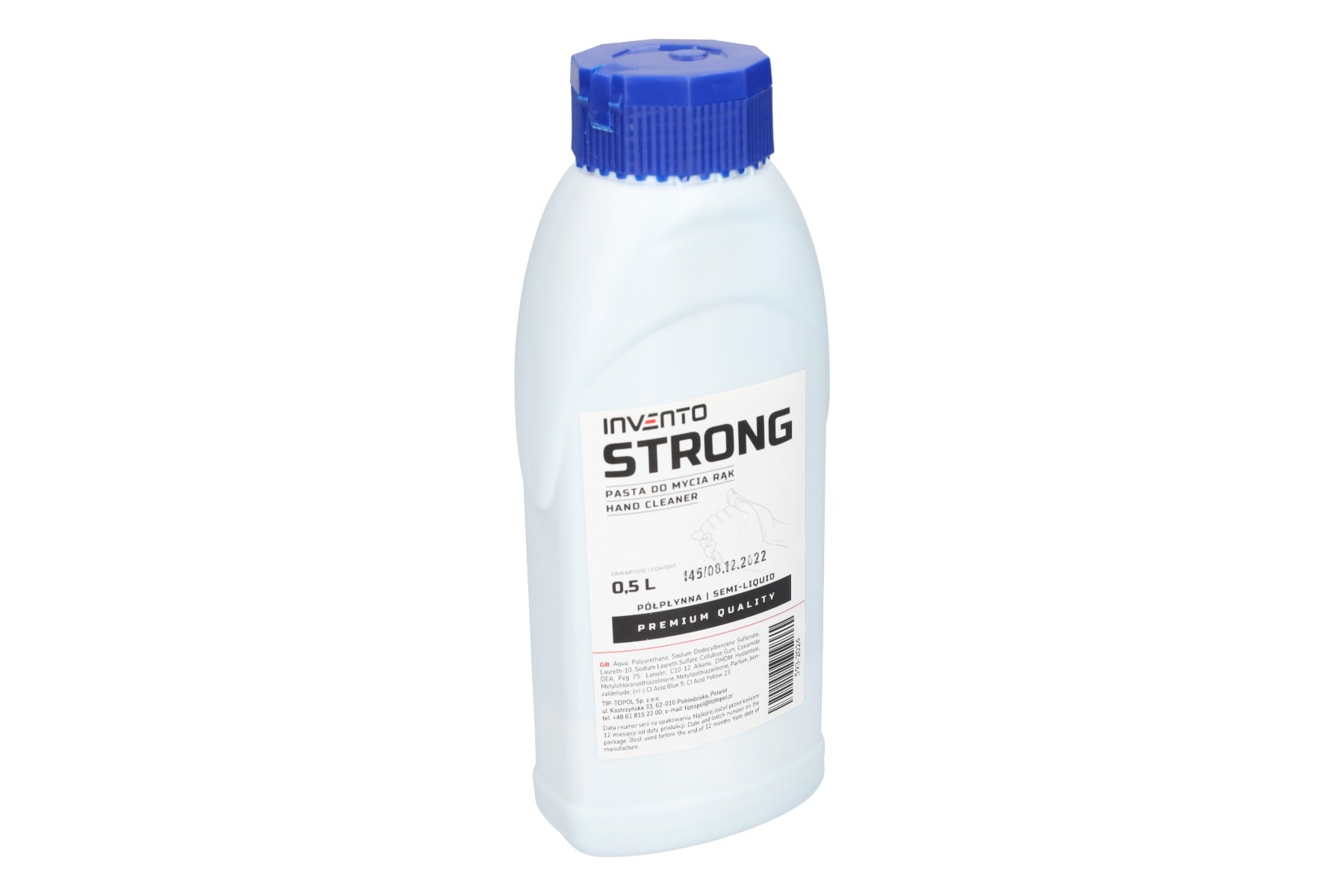 Τζελ Καθαρισμού Χεριών 0.5L STRONG INVENTO
