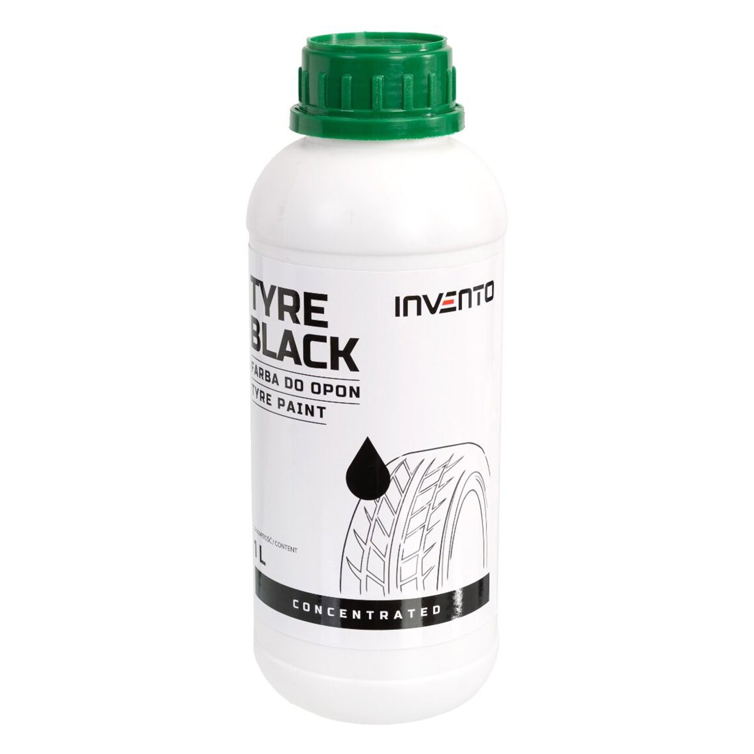 Βαφή Για Ελαστικά Tyre 1L INVENTO