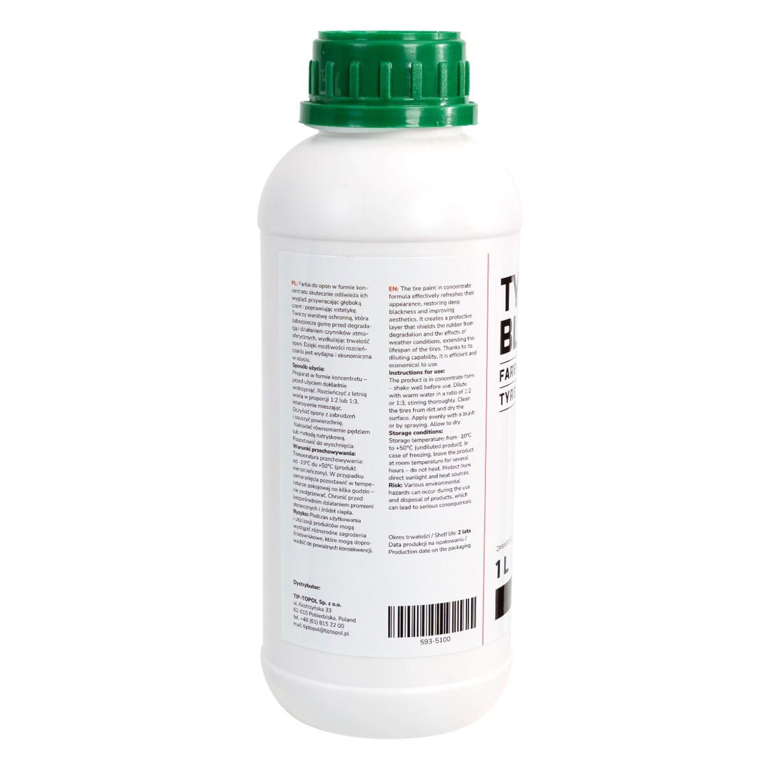Βαφή Για Ελαστικά Tyre 1L INVENTO