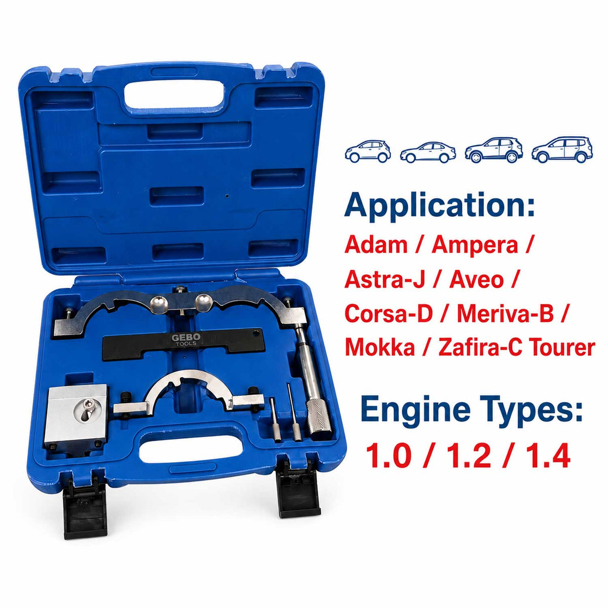 Κιτ-Εργαλεία Χρονισμού OPEL VAUXHALL 1.0 1.2 1.4 GEBO TOOLS