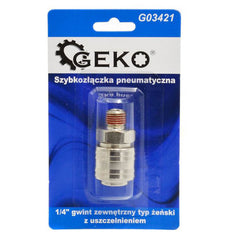 Ταχυσύνδεσμος Αέρος Θηλυκού Τύπου 1/4¨ GEKO