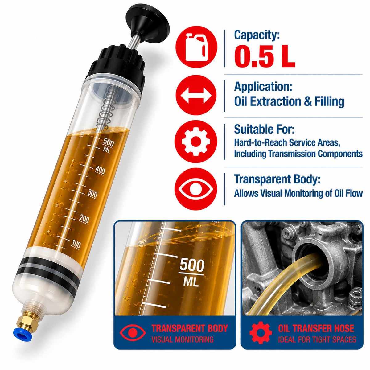 Bαλβονιέρα 0.5L GEBO TOOLS