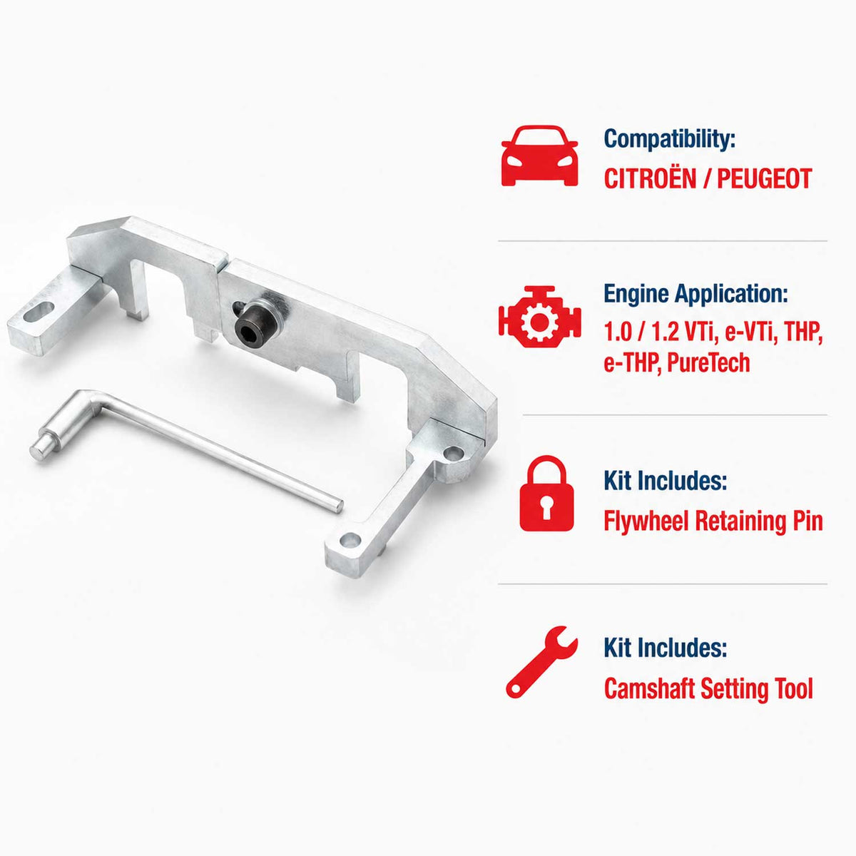 Κιτ Χρονισμού Κινητήρα Citroen Peugeot PSA 1.0 1.3 VTI THP E-VTI