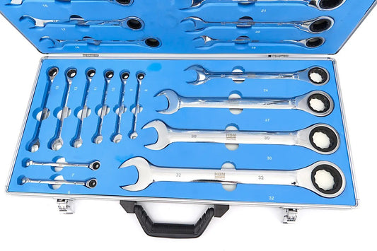 Σετ Γερμανοπολύγωνα Καστάνιας 6-32mm 22Τμχ HBM