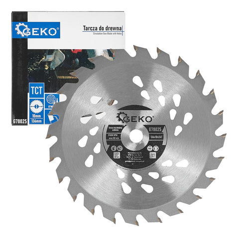 Δισκοπρίονο-Δίσκος Κοπής Καρβιδίου Για Κυκλικό Πριόνι Κοπής Ξύλου 136mmx10mmx24T