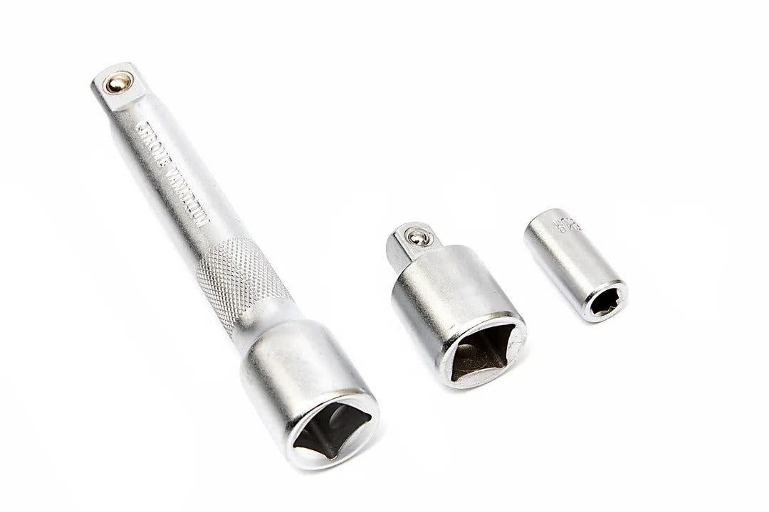 Σετ Δυναμόκλειδα 1/4” (5–25 NM) ȘI 1/2” (2–210 NM) Με Προέκταση 125mm Και Αντάπτορα 5Τμχ HBM Ολλανδία