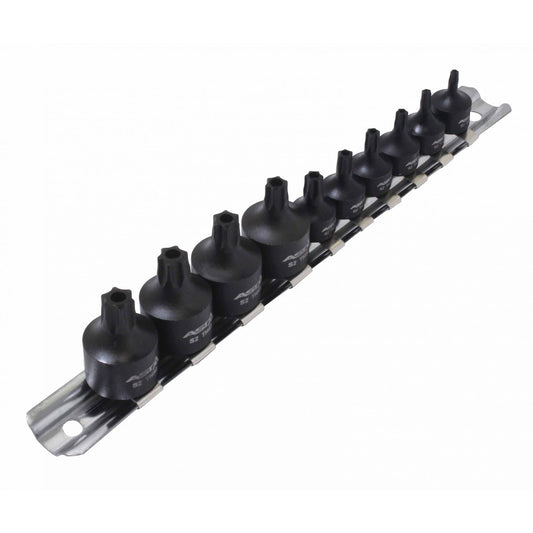 Σετ Μύτες Torx Κρουστικές 1/4" 3/8" Με Τρύπα