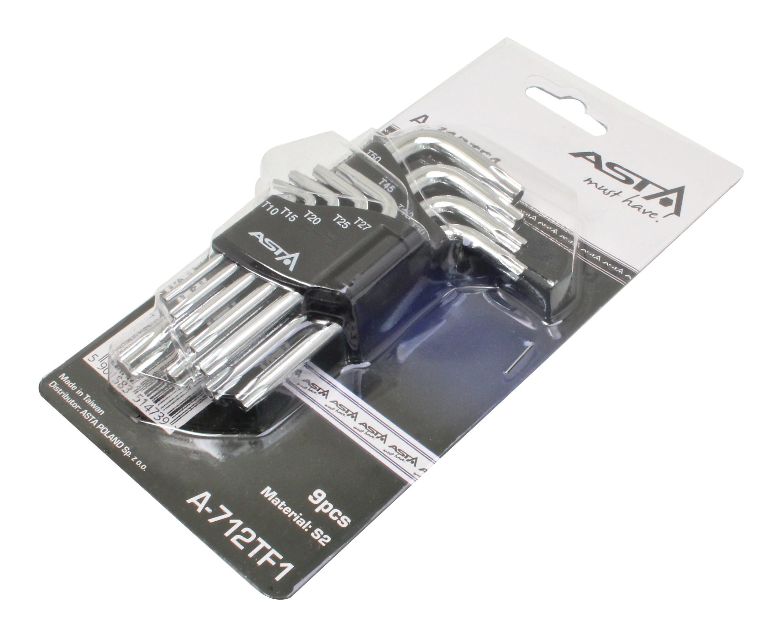 Σετ Torx Τύπου L Mε Οπή Τ10-Τ50 ASTA POLAND