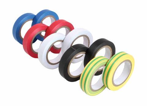Σετ Μονωτικές Ταινίες PVC 12mm 10 Τμχ