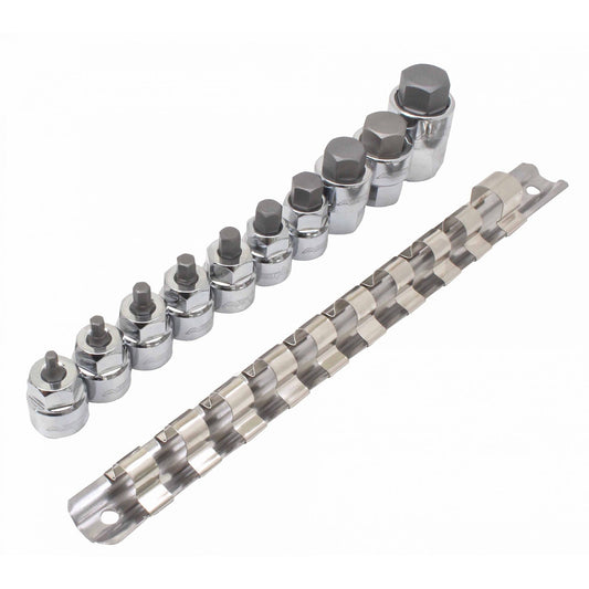 Σετ Καρυδάκια Εξάγωνα Άλλεν-Allen 1/4"-3/8" 10Τμχ