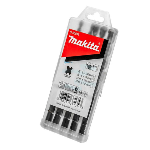 Σετ Τρυπάνια SDS-PLUS 6-12mm 5Τμχ MAKITA