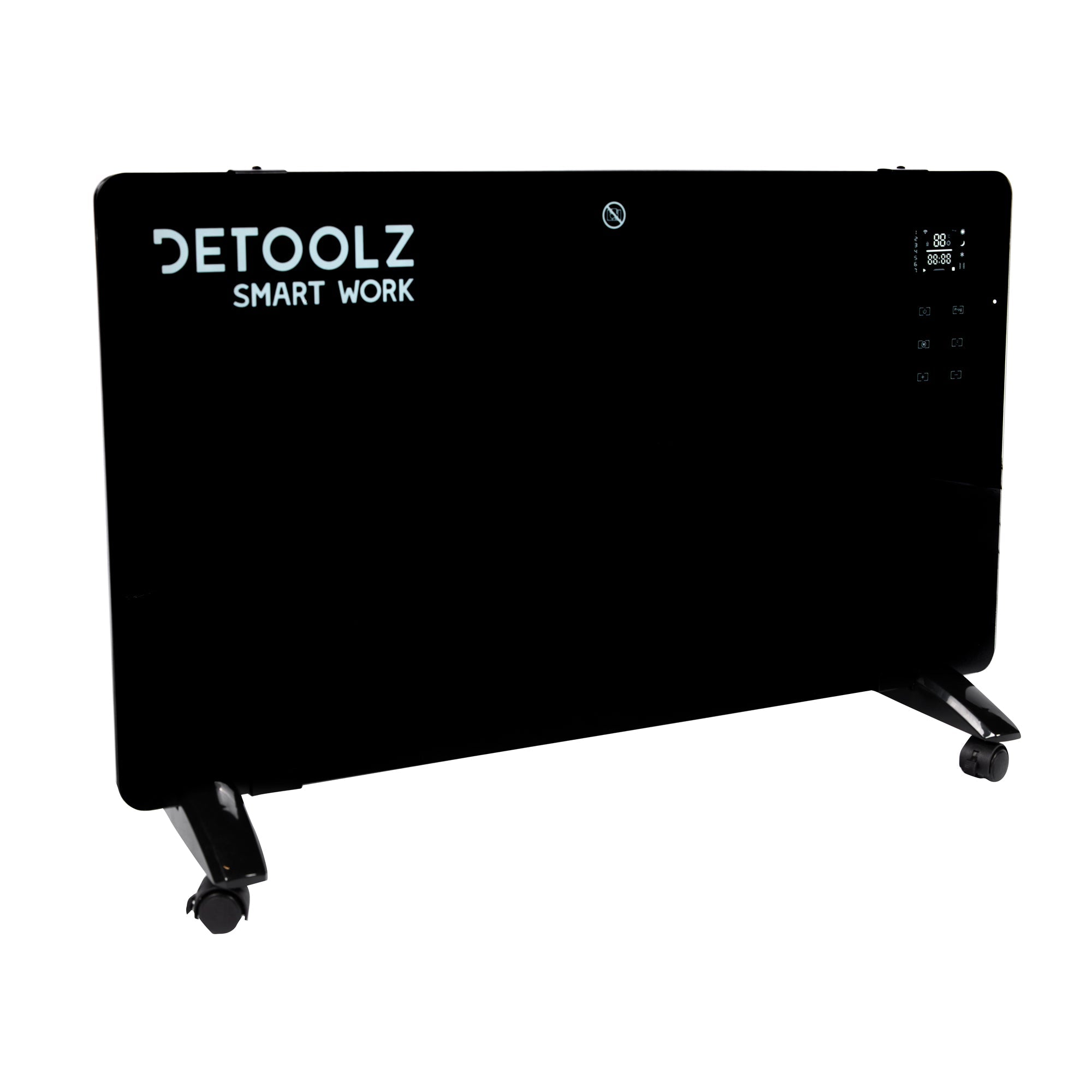 Ηλεκτρικο Κονβεκτορ 1000W/2000W Μαυρο Wifi Detoolz