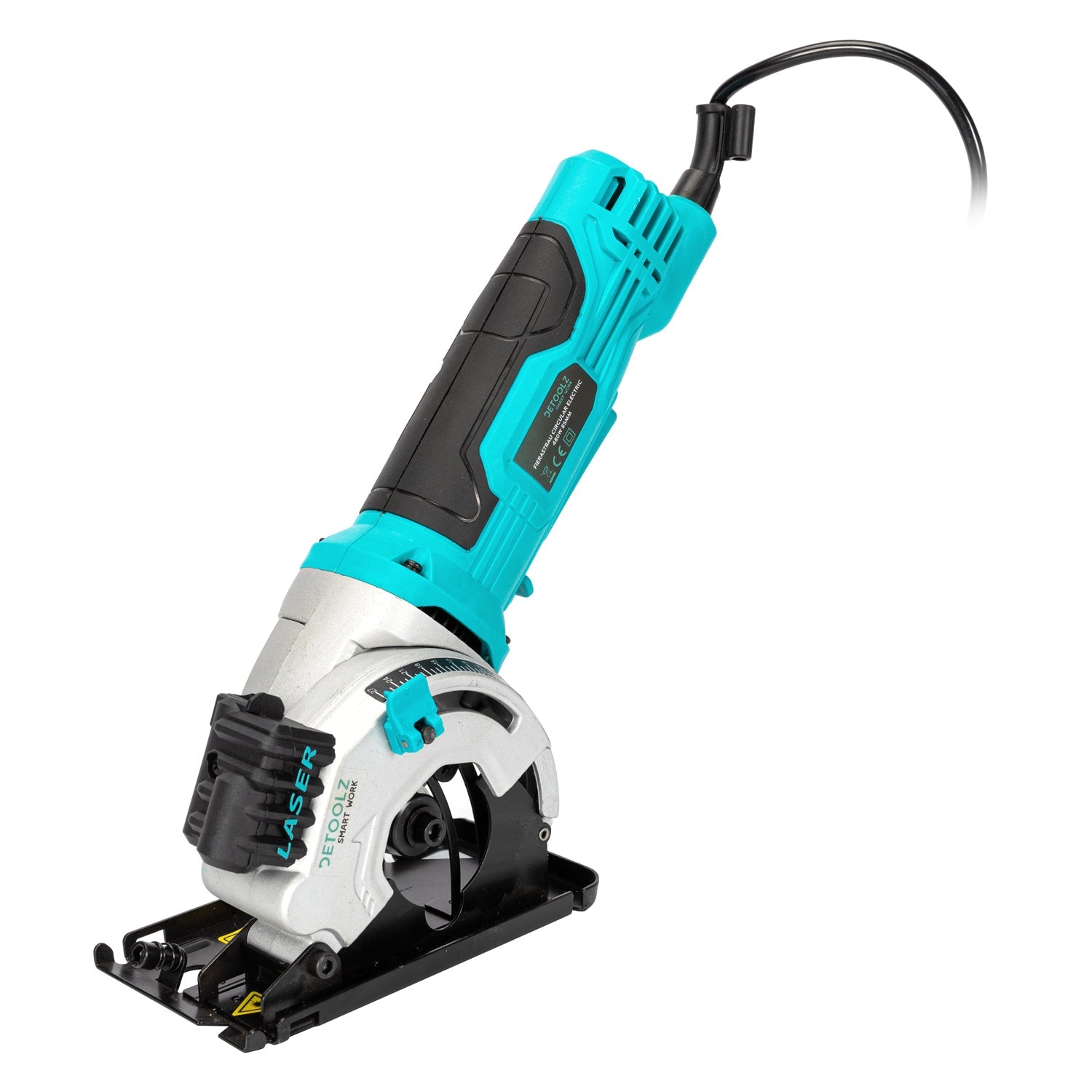 Ηλεκτρικό Χειροκίνητο Κυκλικό Πριόνι 3500Rpm 480W Detoolz