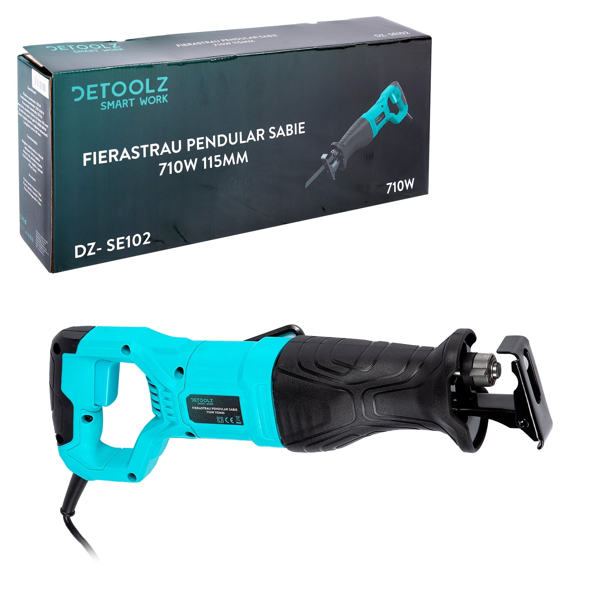 Παλινδρομικό Πριόνι Σπαθί 710W 115Mm Detoolz