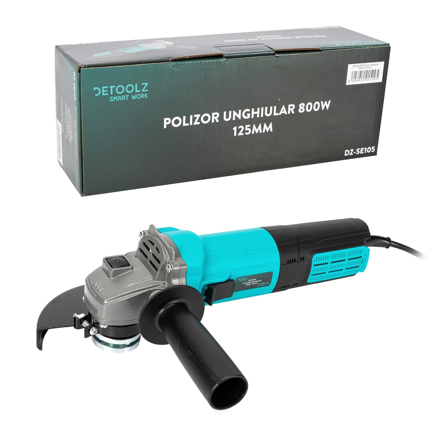 Γωνιακός Τροχός 125Mm 800W Detoolz