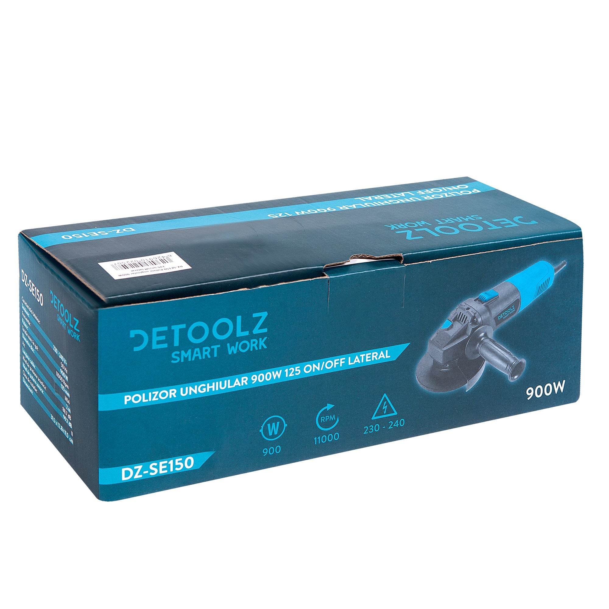 Γωνιακός Τροχός 125Mm 900W Detoolz Gb10961