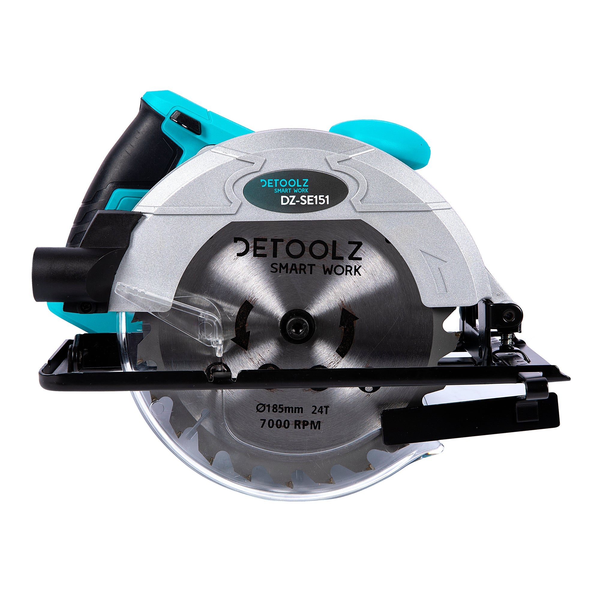 Ηλεκτρικό Κυκλικό Πριόνι Χειρός 1500W 185Mm Detoolz