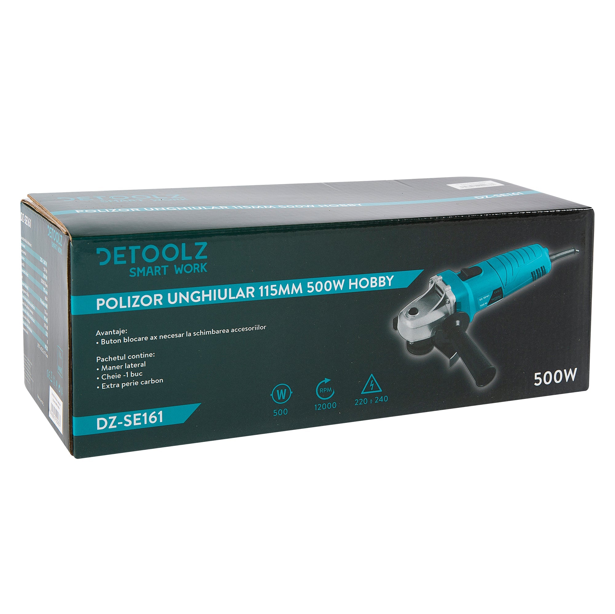 Γωνιακός Τροχός 115Mm 500W Detoolz