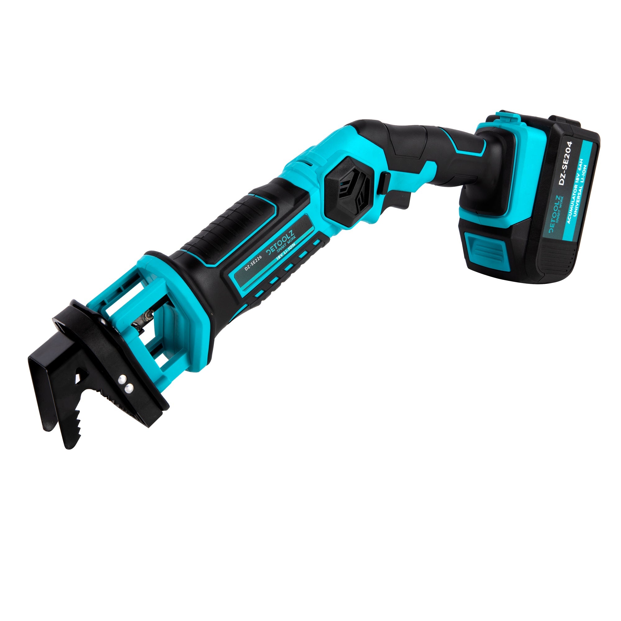 Παλινδρομικό Πριόνι Σπαθί Με Ψήκτρες 18V 28Mm Detoolz