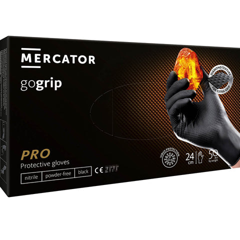 Γάντια Νιτριλίου GOGRIP Premium XL 50 Τμχ MERCATOR