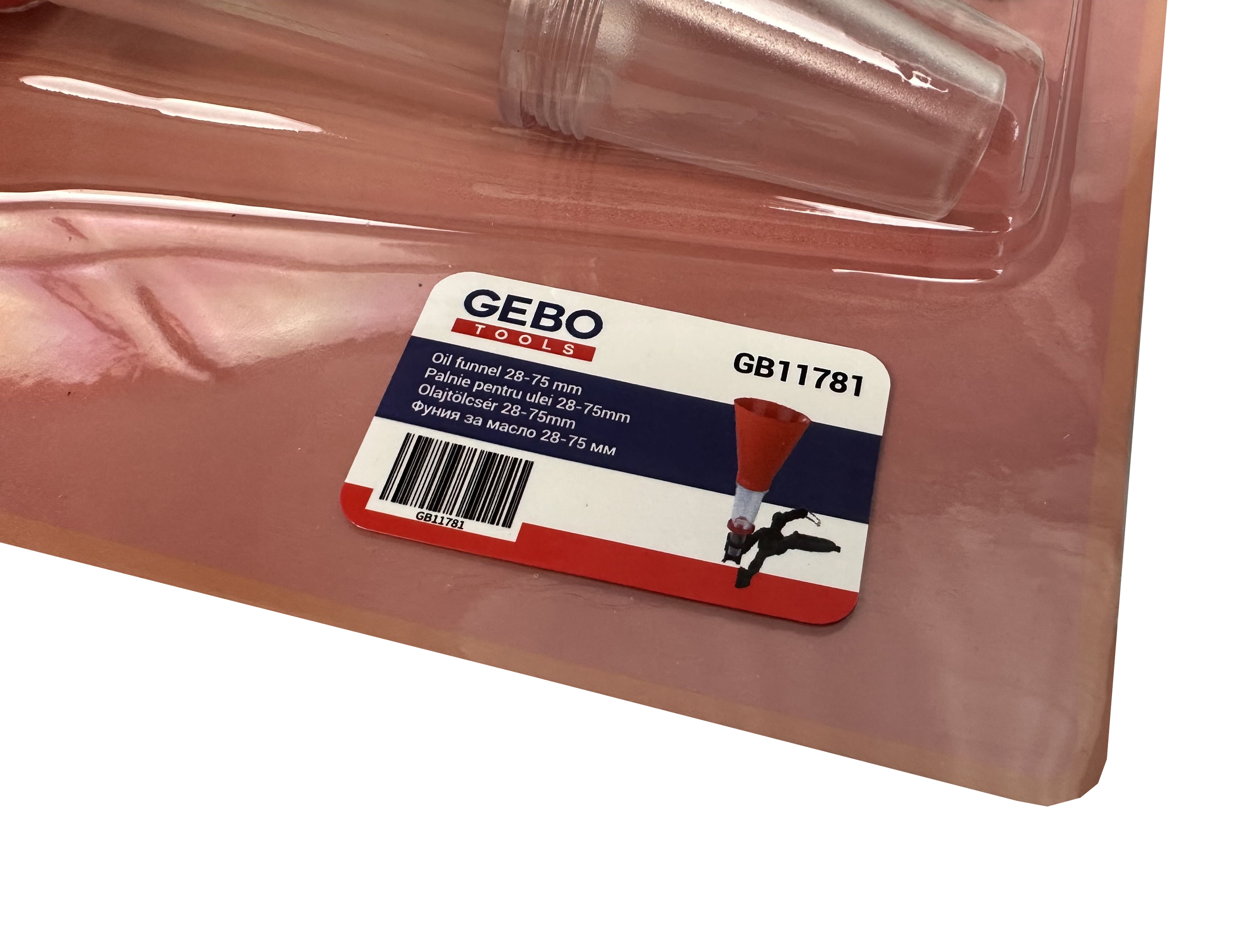 Χωνί Λαδιού με Αντάπτορα 28-75mm Gebotools