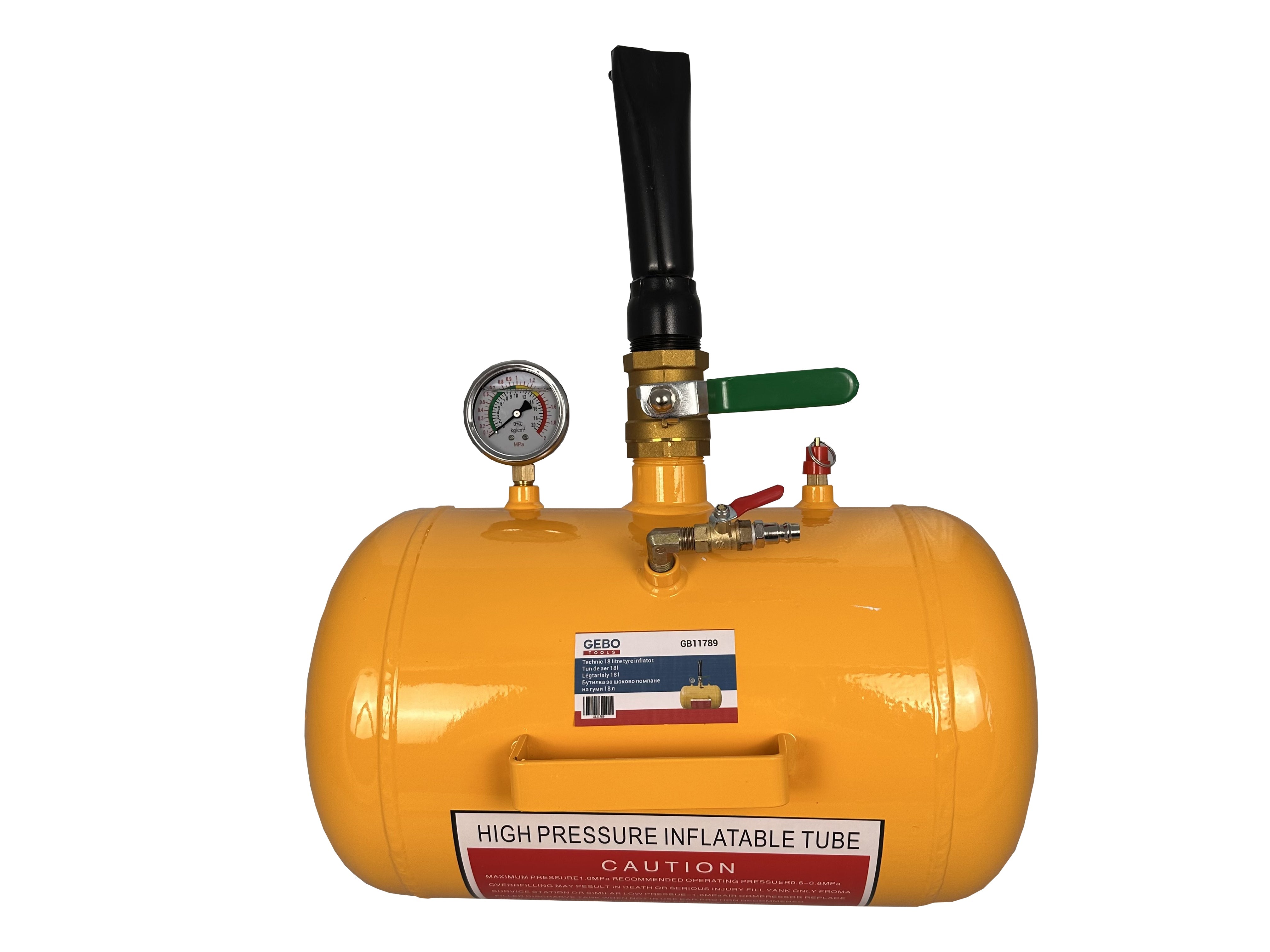 Καζανάκι Φουσκώματος Ελαστικών 18L GEBO TOOLS