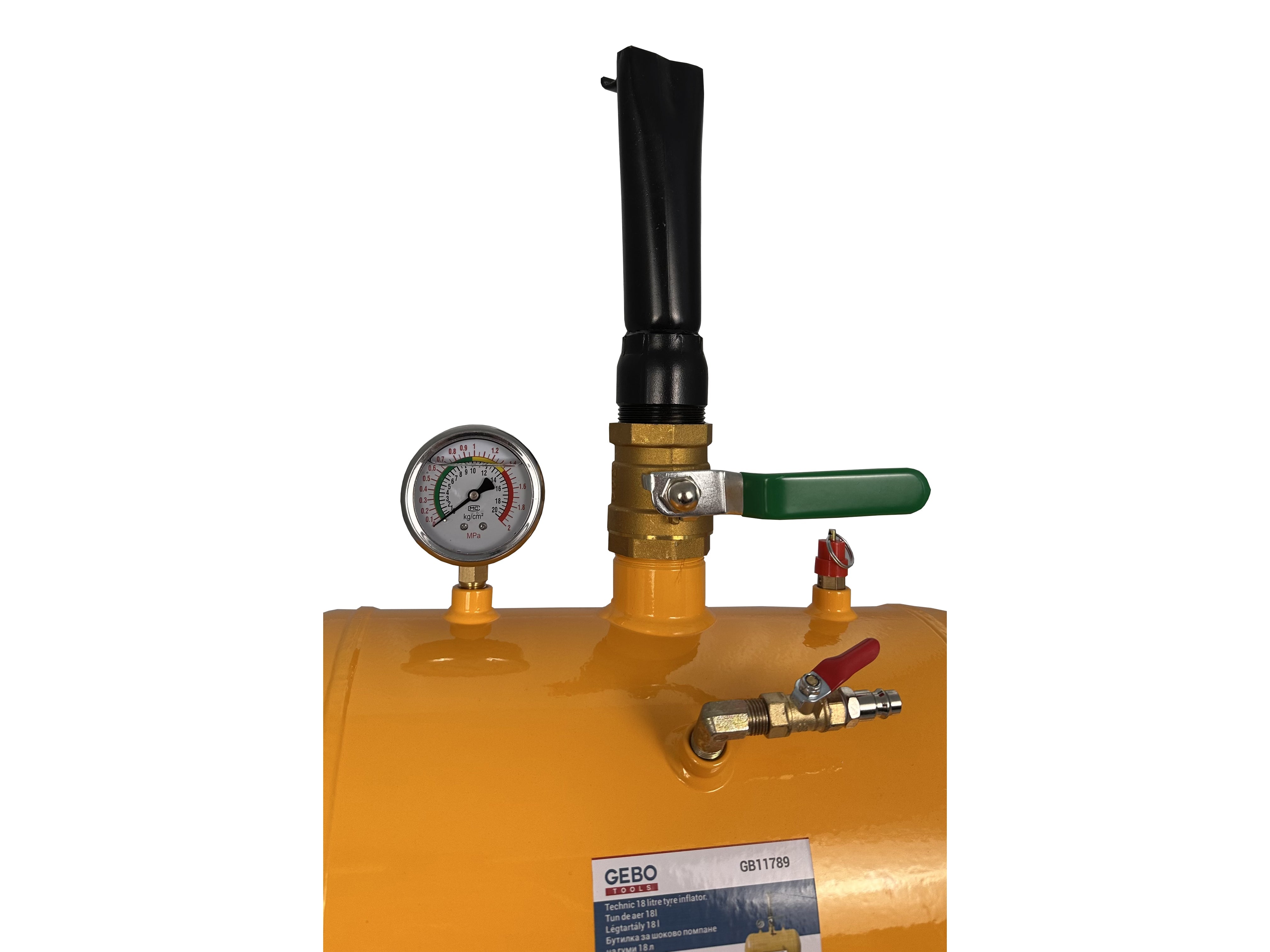 Καζανάκι Φουσκώματος Ελαστικών 18L GEBO TOOLS
