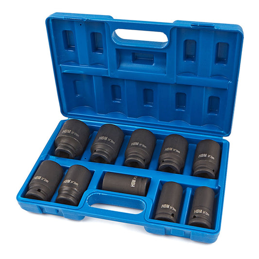 Σετ Μακριά Κρουστικά Καρυδάκια 3/4'' 22-41Mm, 10 Τεμάχια